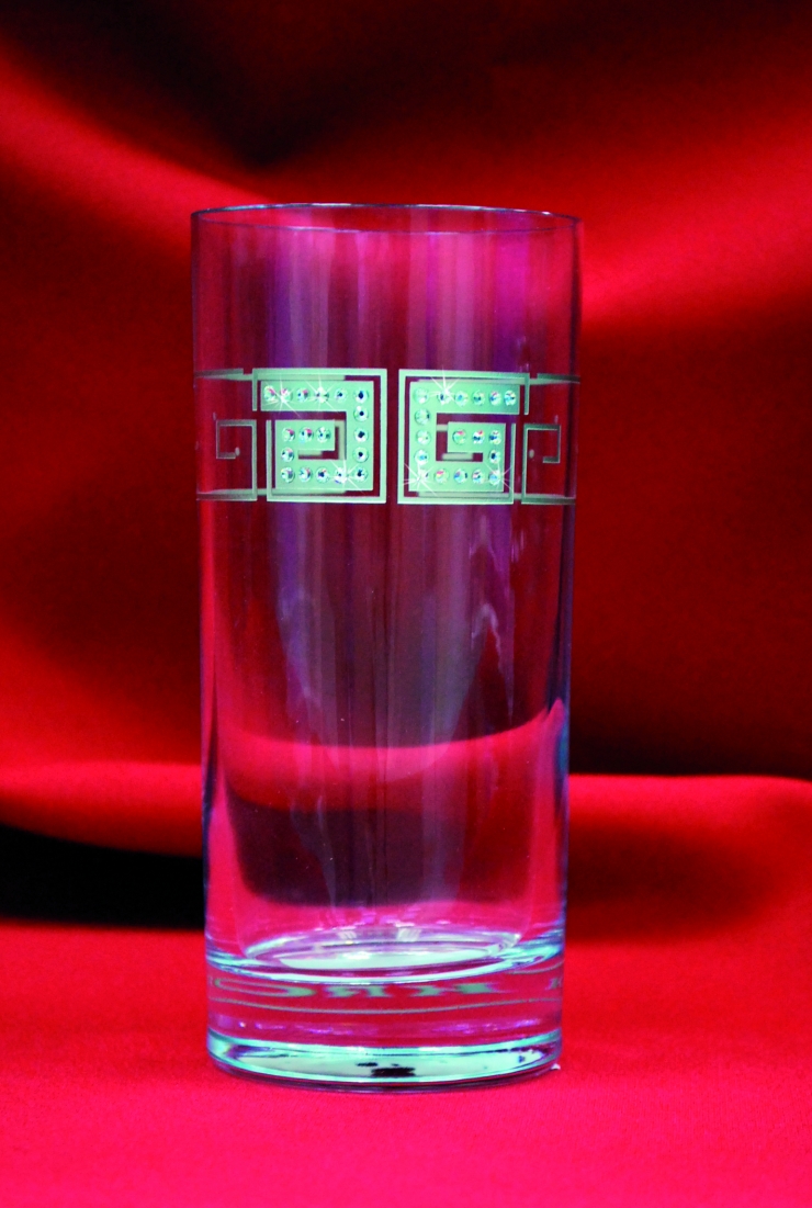 Стаканы Стеклянный стакан для напитков "YENEIGEGMS"(YENEIGE cеребро)