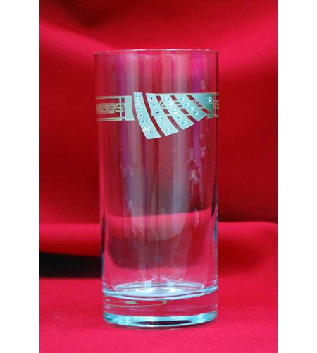 Стаканы Стеклянный стакан для лимонада  VRSGMS (Версаче, серебро)