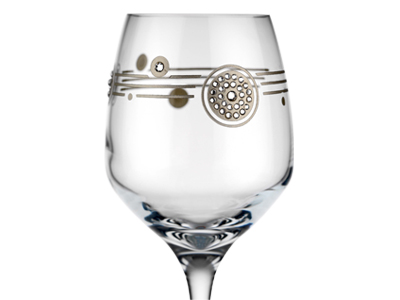 Бокалы Стеклянный бокал  для вина DAIREGMS(DAIRE серебро)