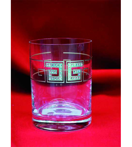 Стеклянный стакан для виски "YENEIGEGMS"(YENEIGE cеребро)