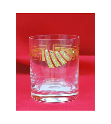 Стаканы Стеклянный стакан для виски VRSLTN (Версачe, золото)
