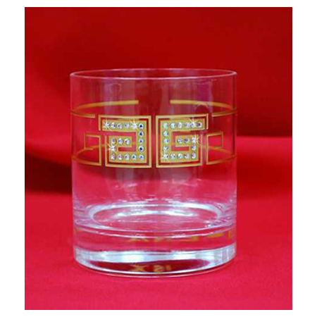 Стаканы Стеклянный стакан для виски YENIEGELTN (YENIEGE золото)